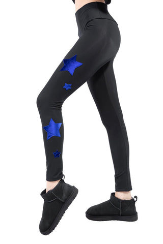 Vega Leggings in Lycra Felpata Vari Colori