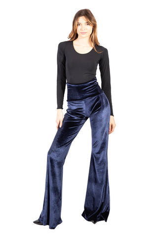 Skyfall Pants in Black Velvet