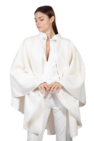 White Reverse Cape