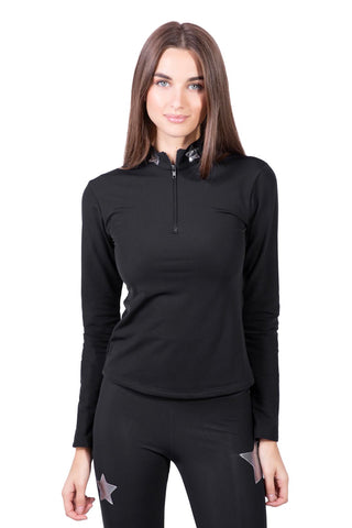 Crans-Montana Black Thermal shirt