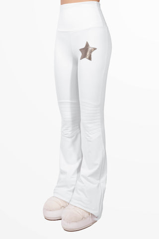 Courchevel Leggings da sci bianco