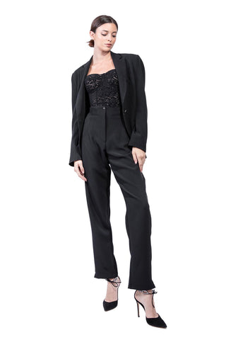 Stella Rock Oversize-Blazer in Schwarz
