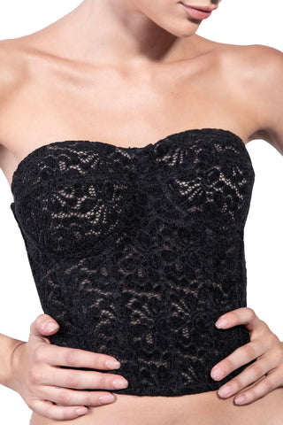 Transparence Corpetto in Pizzo