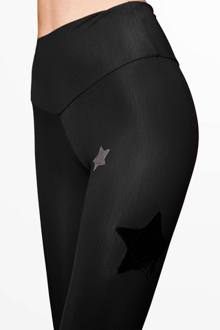 Vega Leggings in Lycra Felpata Eclipse