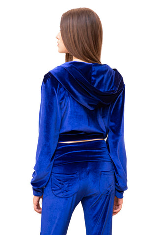 Andromeda Bluette Velvet Tracksuit