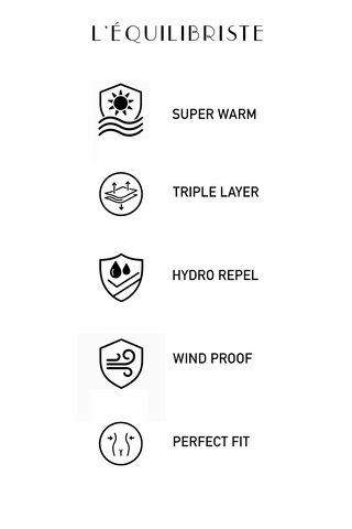 Verbier Winter Leggings  da Sci Super Warm Eclipse All Black